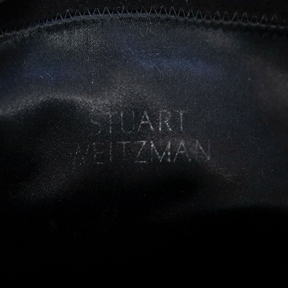 Stuart Weitzman Lowland Over-the-Knee Black Suede Boots Size 7.5 - Picture 9 of 12